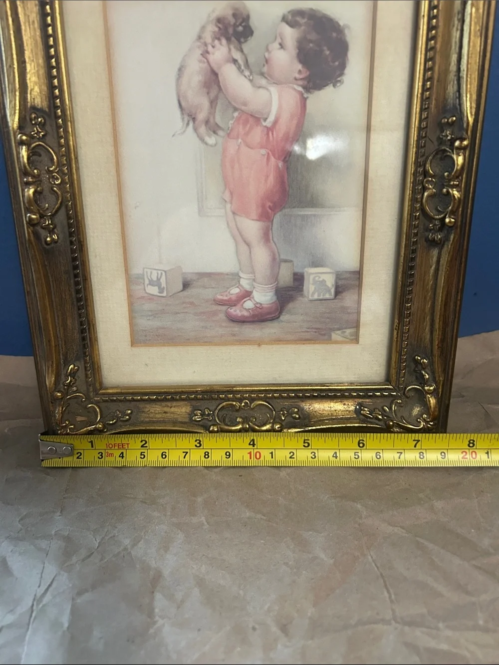 Bessie Pease Gutmann Framed Lithograph Collector Print “Mine” signed